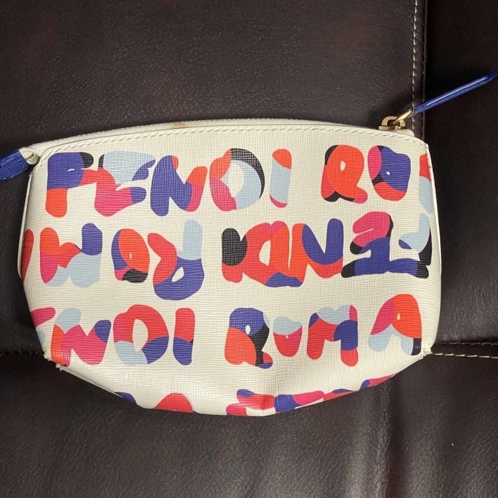 Fendi Roma Pouch with COA